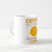 Crypto Millionaire Loading Koffiemok (Voorkant links)