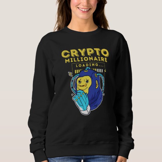 Crypto Millionaire Loading Premium Trui (Voorkant)