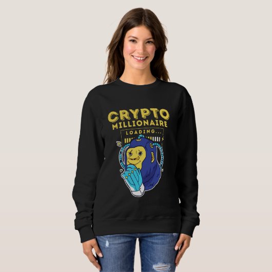 Crypto Millionaire Loading Trui (Voorkant volledig)