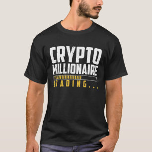 Crypto Millionaire Retro Bitmunt Coin BTC Hodl Gra T-shirt