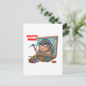 Crypto Miner Briefkaart (Staand voorkant)