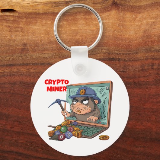 Crypto Miner Sleutelhanger (Achterkant)
