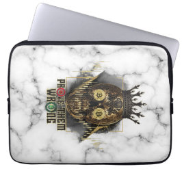 Crypto Motivatie | Bitcoin | Bewijs ze verkeerd  Laptop Sleeve