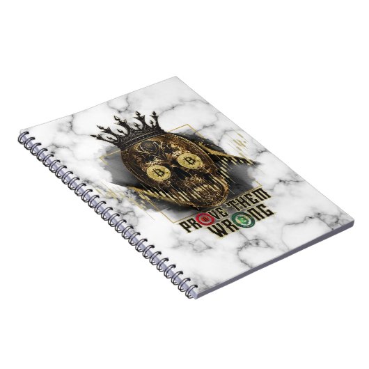 Crypto Motivation | Bitcoin | Prove them wrong Notitieboek (Rechterzijde)