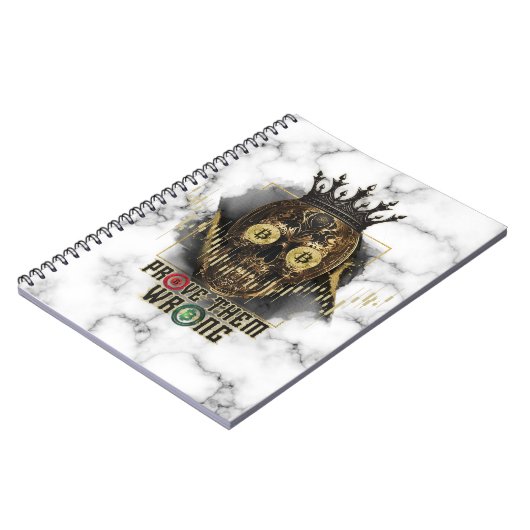 Crypto Motivation | Bitcoin | Prove them wrong Notitieboek (Linkerzijde)