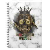 Crypto Motivation | Bitcoin | Prove them wrong Notitieboek (Voorkant)