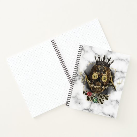 Crypto Motivation | Bitcoin | Prove them wrong Notitieboek (Binnen)