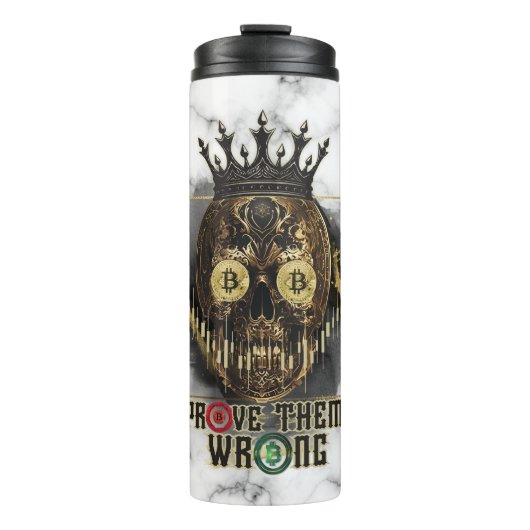 Crypto Motivation | Bitcoin | Prove them wrong Thermosbeker (Voorkant)