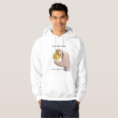 crypto munt bewerkbare quote hoodie (Voorkant volledig)