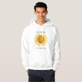 crypto munt bewerkbare quote hoodie (Voorkant volledig)