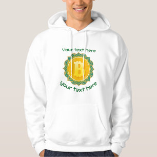 crypto munt bewerkbare quote hoodie