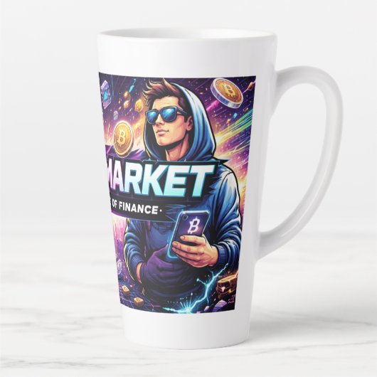 Crypto Munt Latte Mok (Rechts)