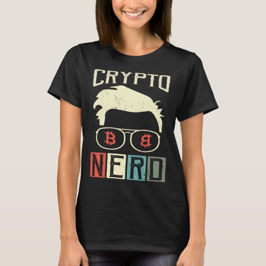Crypto Nerd Bitcoin Cryptocurrencies Crypto Stock  T-shirt (Voorkant)
