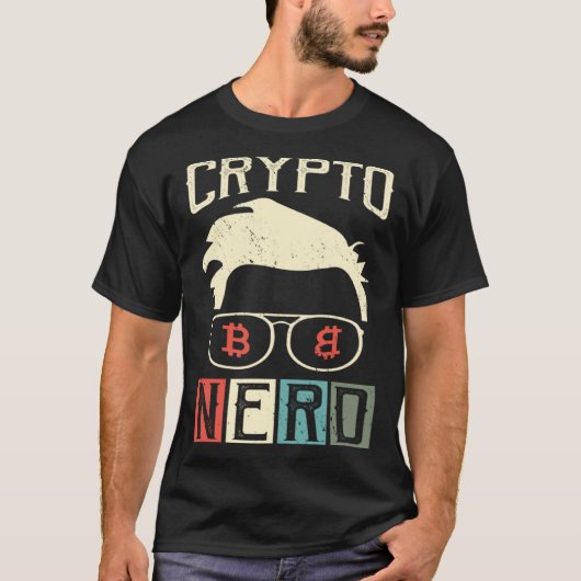 Crypto Nerd Bitcoin Cryptocurrencies Crypto Stock T-shirt (Voorkant)