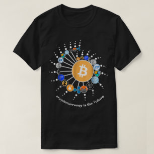 Crypto Netwerk Digitaal Design T-shirt