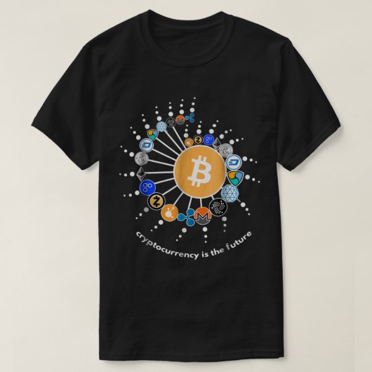 Crypto Network Digital Design T-shirt (Design voorkant)