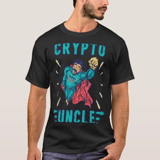 Crypto oom Bitcoin Coin Hodl Cryptocurrency Out T-shirt (Voorkant)