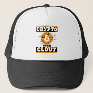 Crypto Over Clout™ Kroon de Munt Niet de Camera Trucker Pet