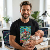 Crypto Papa HODL De Baby Vaderdag Shirt