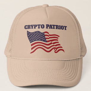 Crypto Patriot Hoed voor Dagelijks Gebruik Trucker Pet