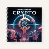 Crypto Planet Notitieboek (Voorkant)