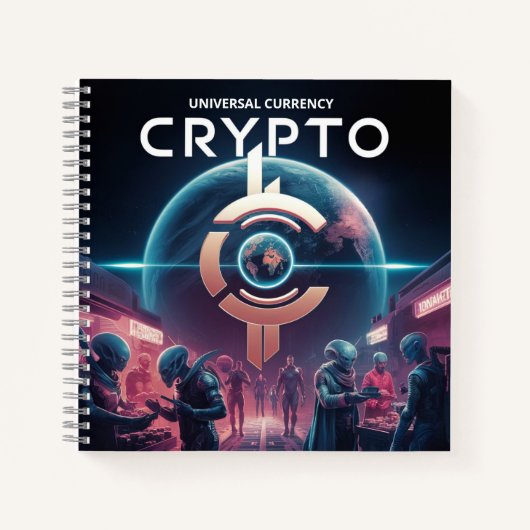 Crypto Planet Notitieboek (Voorkant)
