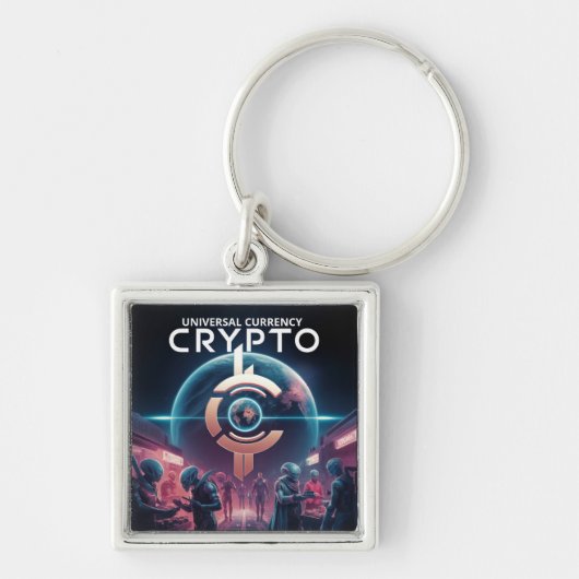 Crypto Planet Sleutelhanger (Voorkant)