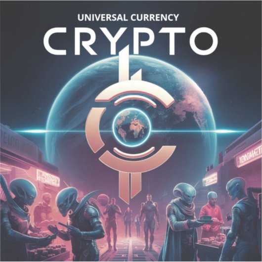 Crypto Planet Sticker (Voorkant)