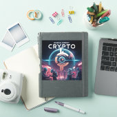Crypto Planet Sticker (iPad Cover)