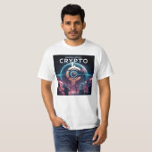 Crypto Planet White T-shirt (Voorkant volledig)