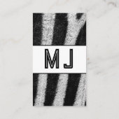 Crypto Portemonnee Zebra Recovery Seed Phrase 12 Visitekaartje (Achterkant)