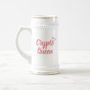 Crypto Queen Boss Lady Cryptocurrency Crown $ Mok