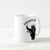 Crypto Queen gepersonaliseerd Koffiemok (Voorkant rechts)