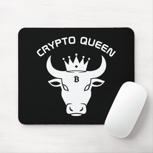 Crypto Queen gepersonaliseerd Muismat (Met muis)