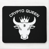 Crypto Queen gepersonaliseerd Muismat (Voorkant)
