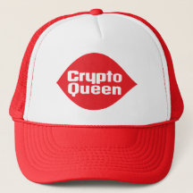 Crypto Queen Parody Afbeelding T-Shirt Trucker Hat