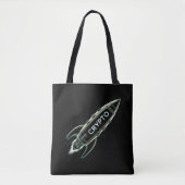 Crypto-raket Tote Bag (Voorkant)