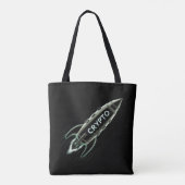 Crypto-raket Tote Bag (Achterkant)