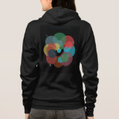 Crypto Rebel Hoodie - Hacker & Blockchain Geometri (Achterkant)