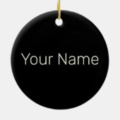 Crypto Retro belettering ontwerp voor cryptogeld Keramisch Ornament (Achterkant)