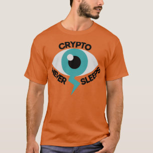 Crypto slaapt nooit 3 t-shirt