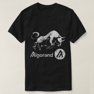 Crypto Stier Futuristische Blockchain Beleggersk T-shirt