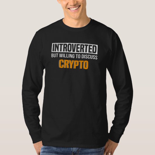 Crypto Tracking Krypto Trader Miner Crypto T-shirt (Voorkant)