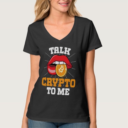 Crypto Trader Cryptocurrency Blockchain Hodl Candl T-shirt (Voorkant)
