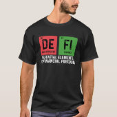 Crypto Trader Cryptocurrency Decentralized Finance T-shirt (Voorkant)