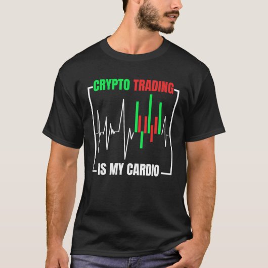 Crypto Trading Cryptocurrency Trader T-shirt (Voorkant)