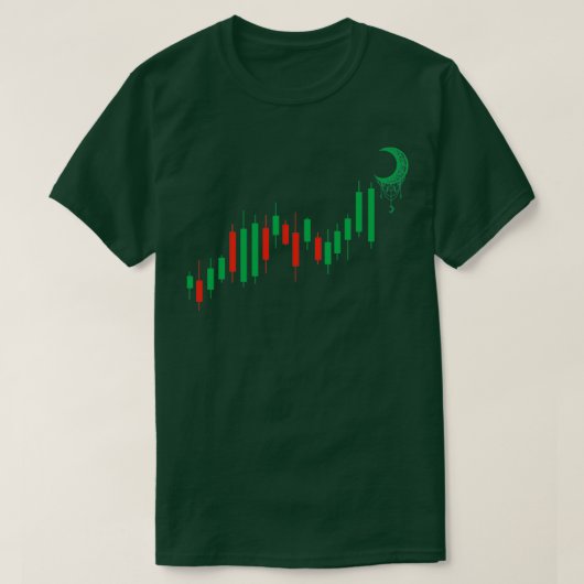 Crypto Trading Hodl Candlestick Hodler T-shirt (Design voorkant)