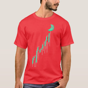 Crypto Trading Hodl Stock Chart to the Moon 1 T-shirt