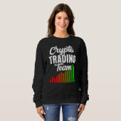 Crypto Trading Team Trade Trader Cryptos Trui (Voorkant volledig)