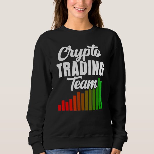 Crypto Trading Team Trade Trader Cryptos Trui (Voorkant)